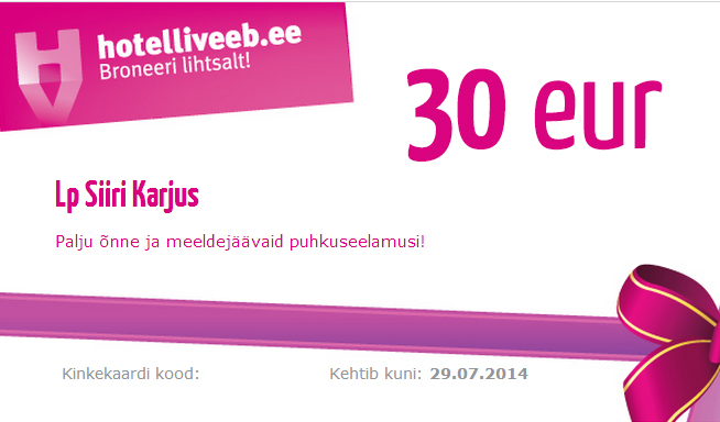 Esimene võitja selgunud!